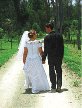 Couple walking