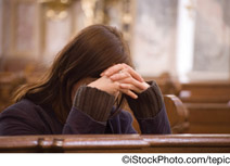 woman praying