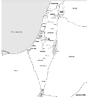 Map of Israel